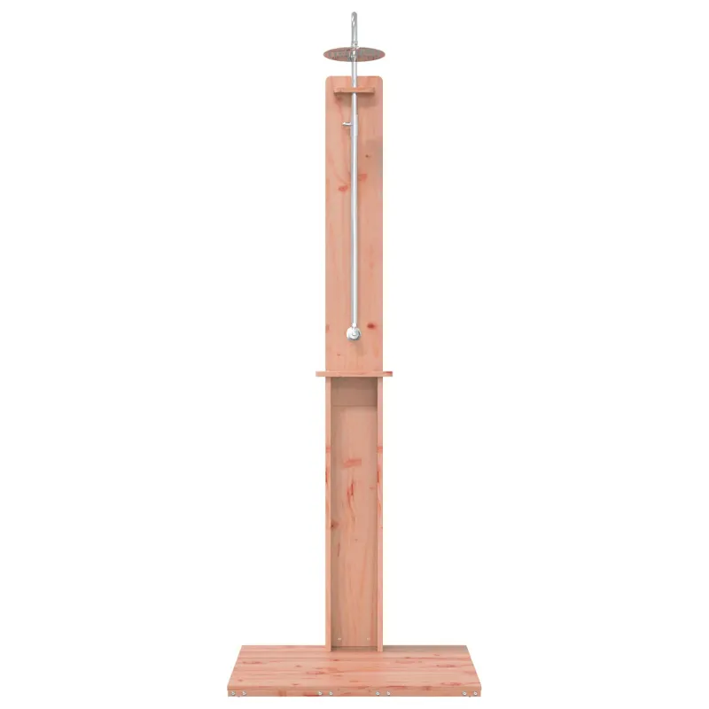 Lauko dušas 206 cm Kietosios maumedžio ir nerūdijančio plieno