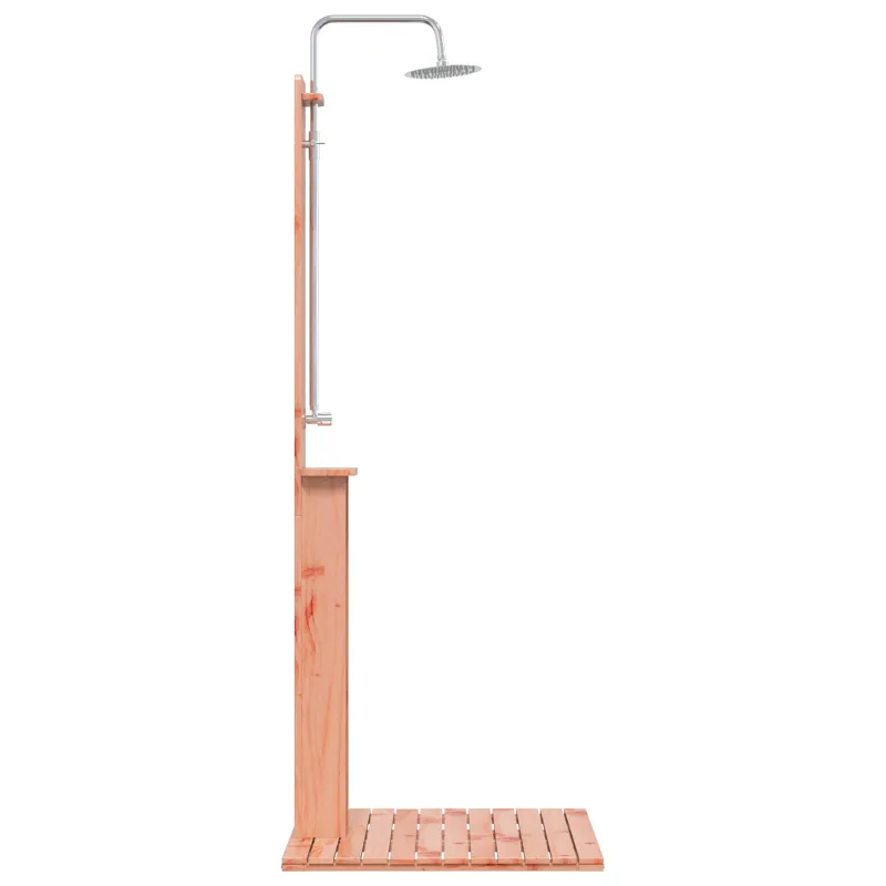 Lauko dušas 206 cm Kietosios maumedžio ir nerūdijančio plieno