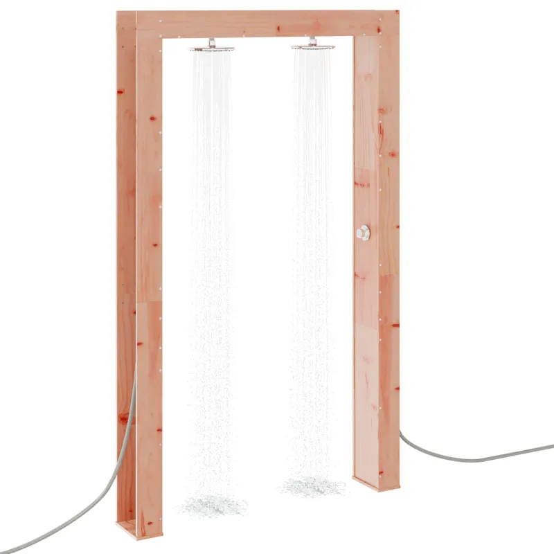 Lauko dušas 226 cm Kietosios maumedžio ir nerūdijančio plieno
