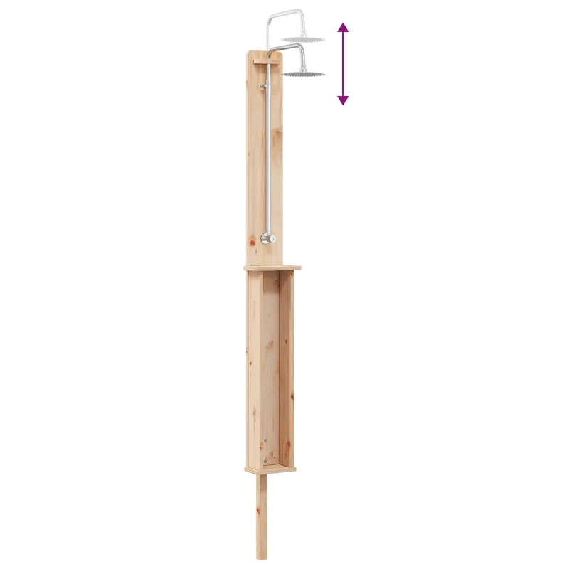 Lauko dušas 246 cm Natūrali