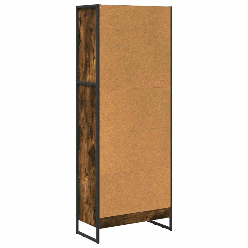 Knygų spinta Dūminis ąžuolas 60 x 30 x 155 cm Apdirbta mediena