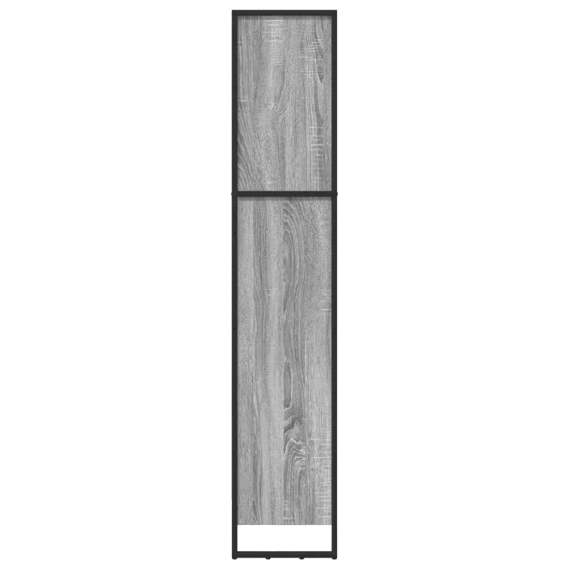 Knygų spinta Pilkas Sonoma 60 x 30 x 155 cm Apdirbta mediena