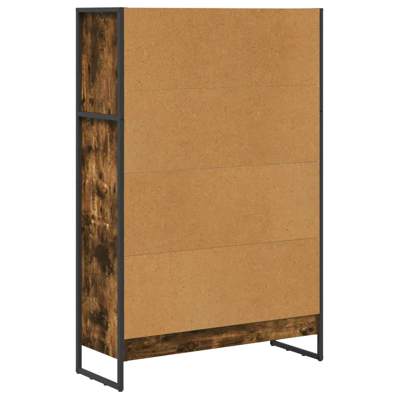 Knygų spinta Dūminis ąžuolas 80 x 30 x 121 cm Apdirbta mediena