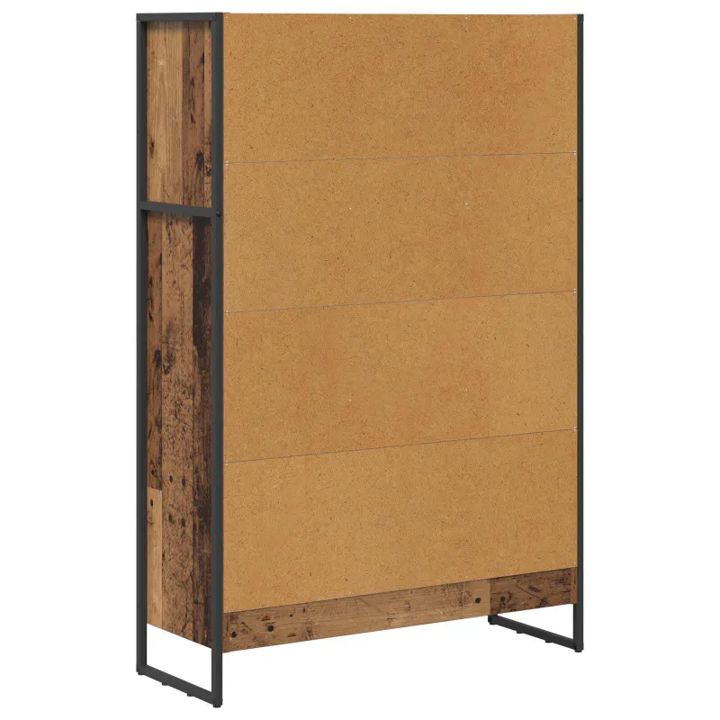 Knygų spinta Senovinis medis 80 x 30 x 121 cm Apdirbta mediena
