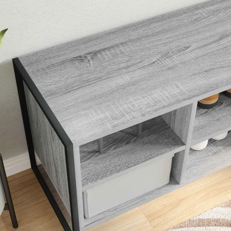 Batu skrynia Pilkas Sonoma 100 x 35 x 44 cm Apdirbta mediena
