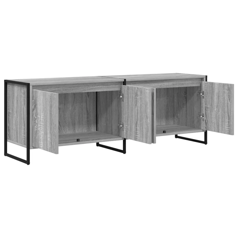 Televizoriaus spintelė Pilkas Sonoma 140 x 36 x 49.5 cm