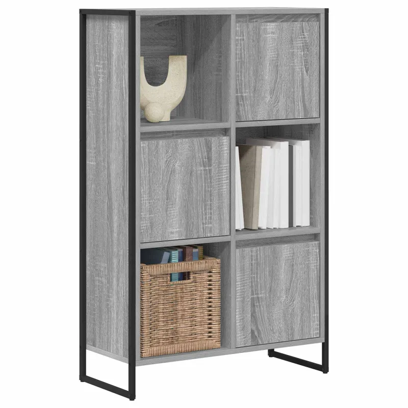 Knygų spinta Pilkas Sonoma 68 x 30 x 108.5 cm Apdirbta mediena