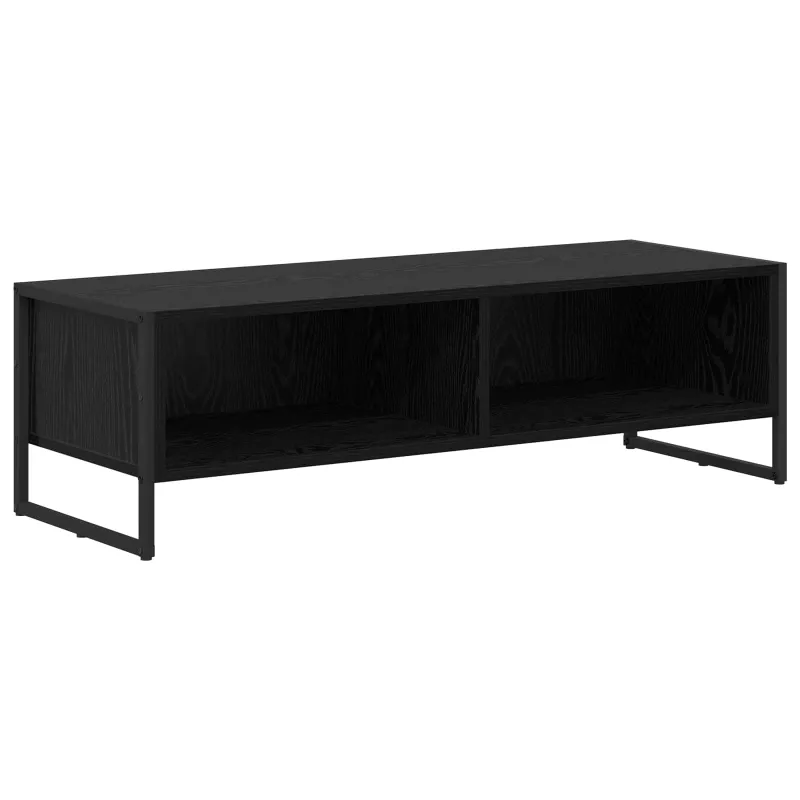 Televizoriaus spintelė 100 x 36.5 x 30.5 cm Juodas ąžuolas