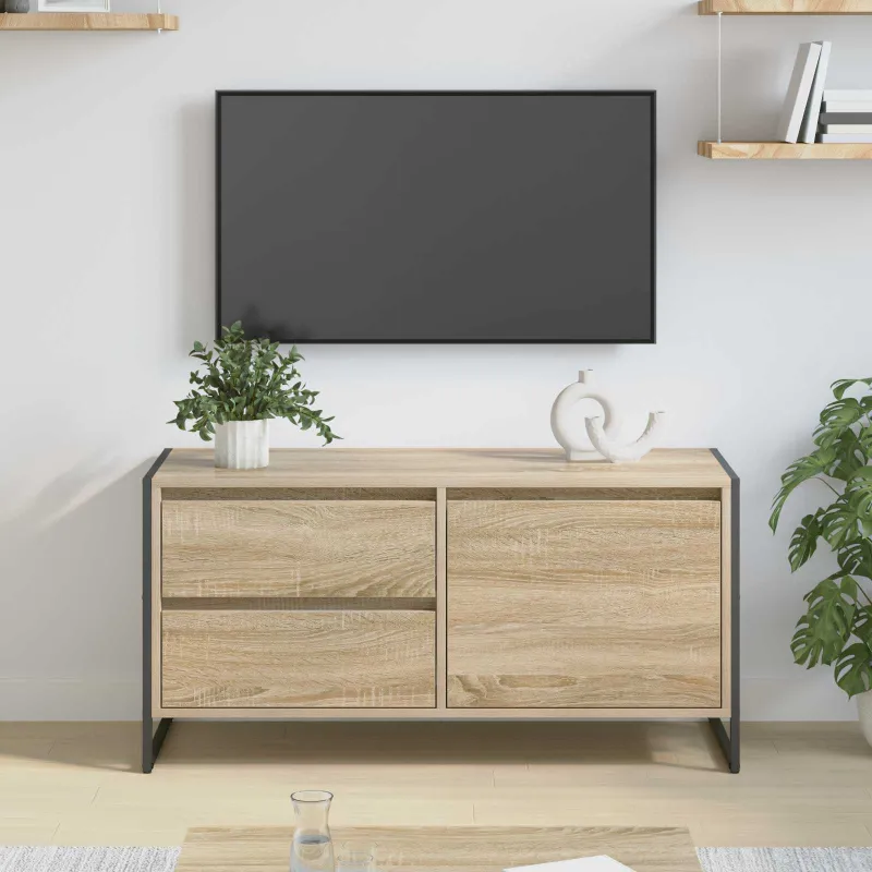Televizoriaus spintelė su stalčių Sonoma 100 x 36 x 49.5 cm