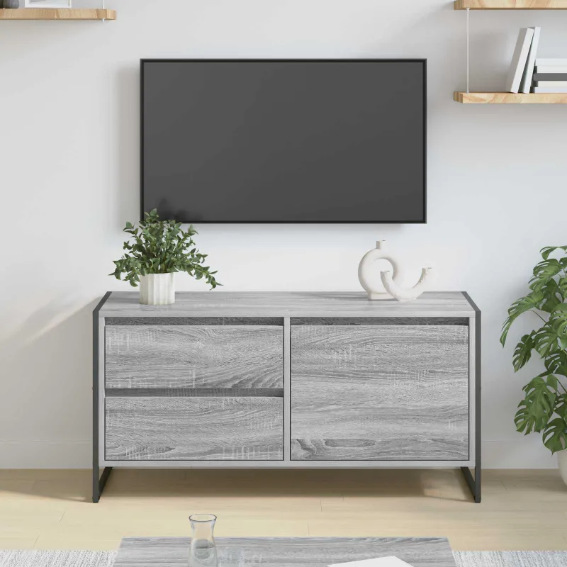 Televizoriaus spintelė Pilkas Sonoma 100 x 36 x 49.5 cm