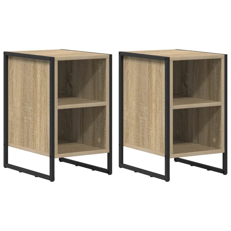 Naktinis staliukas 2 pcs Sonoma 39.5 x 30 x 50 cm
