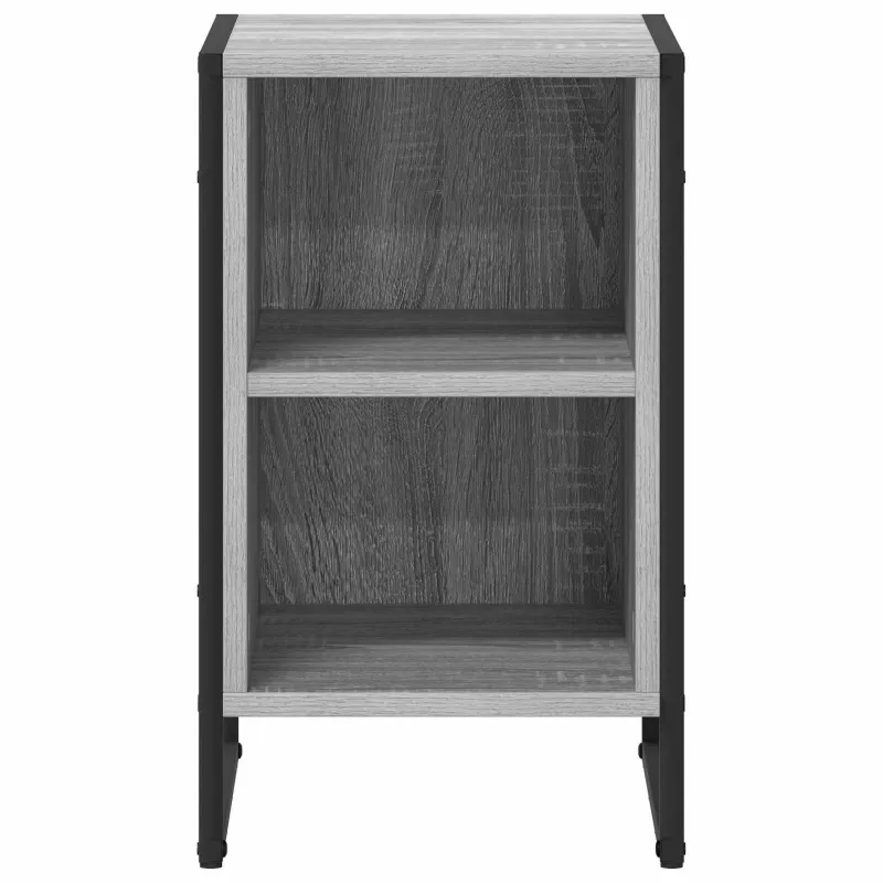 Naktinis staliukas 2 pcs Pilkas Sonoma 39.5 x 30 x 50 cm