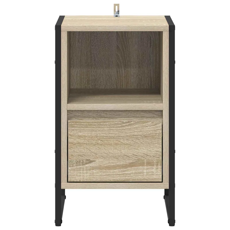 Naktinis staliukas su stalčių 2 pcs Sonoma 39,5 x 30 x 50 cm