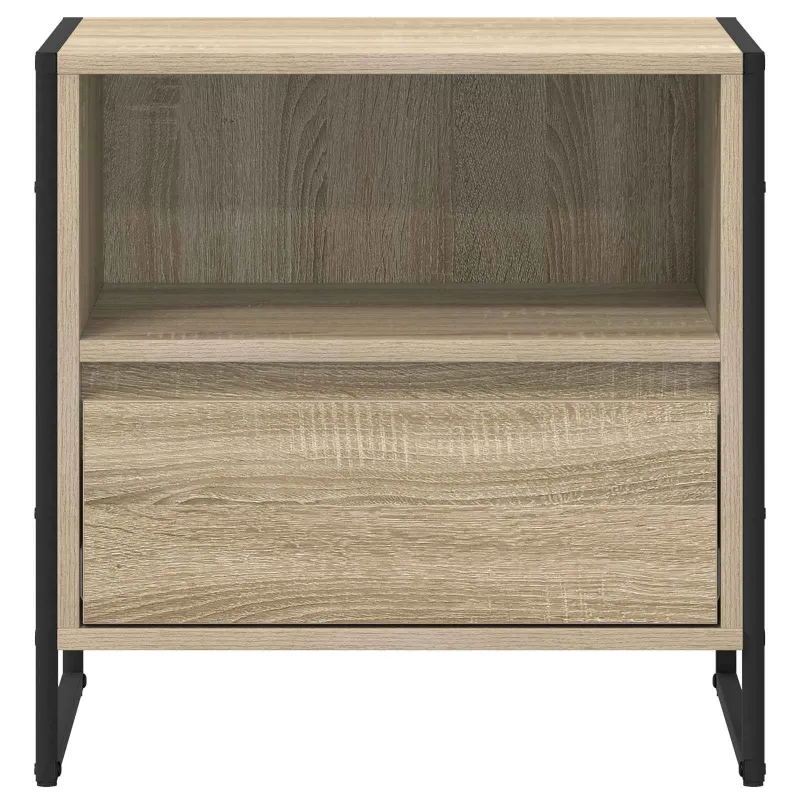 Naktinis staliukas su stalčių 2 pcs Sonoma 50 x 39,5 x 50 cm