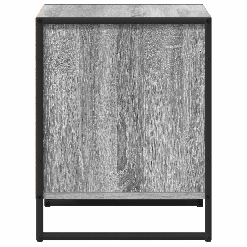 Naktinis staliukas 2 pcs Pilkas Sonoma 50 x 39,5 x 50 cm