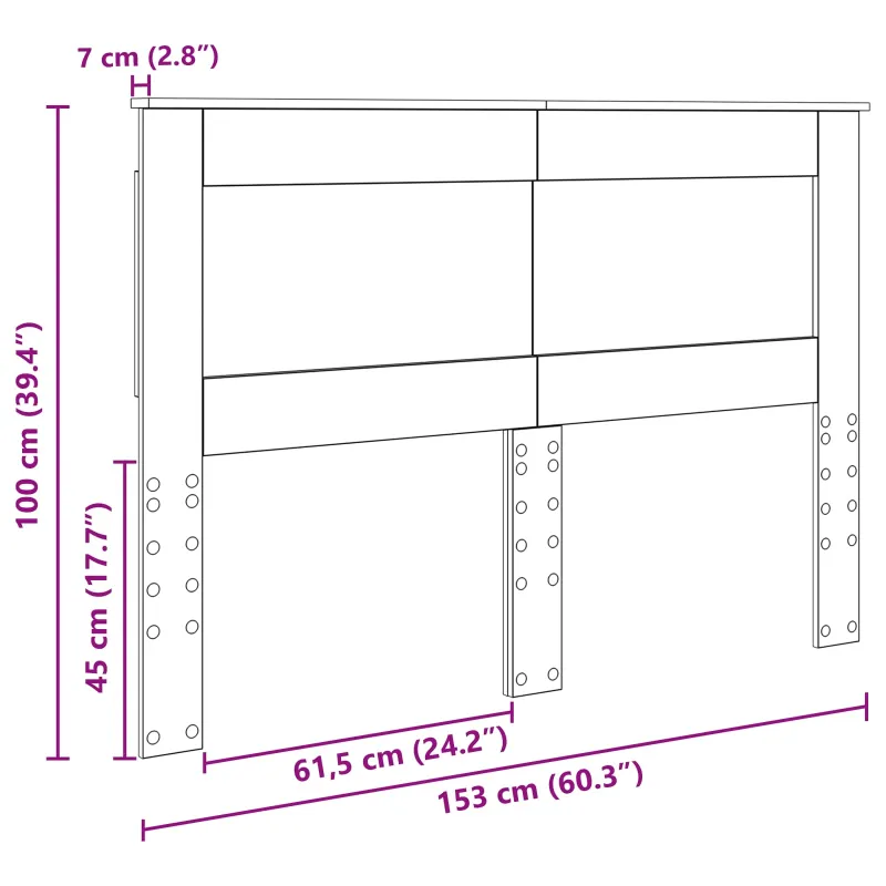 Galvūgalis Senovinis medis 150 cm Apdirbta mediena