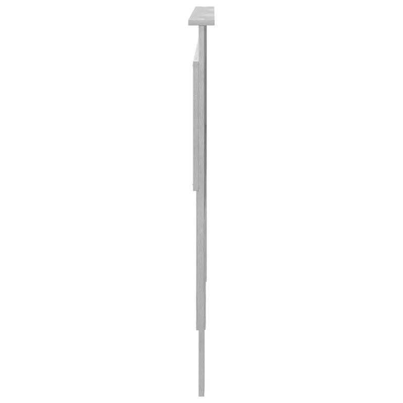 Galvūgalis su galvūgalio Pilkas Sonoma 140 cm Apdirbta mediena