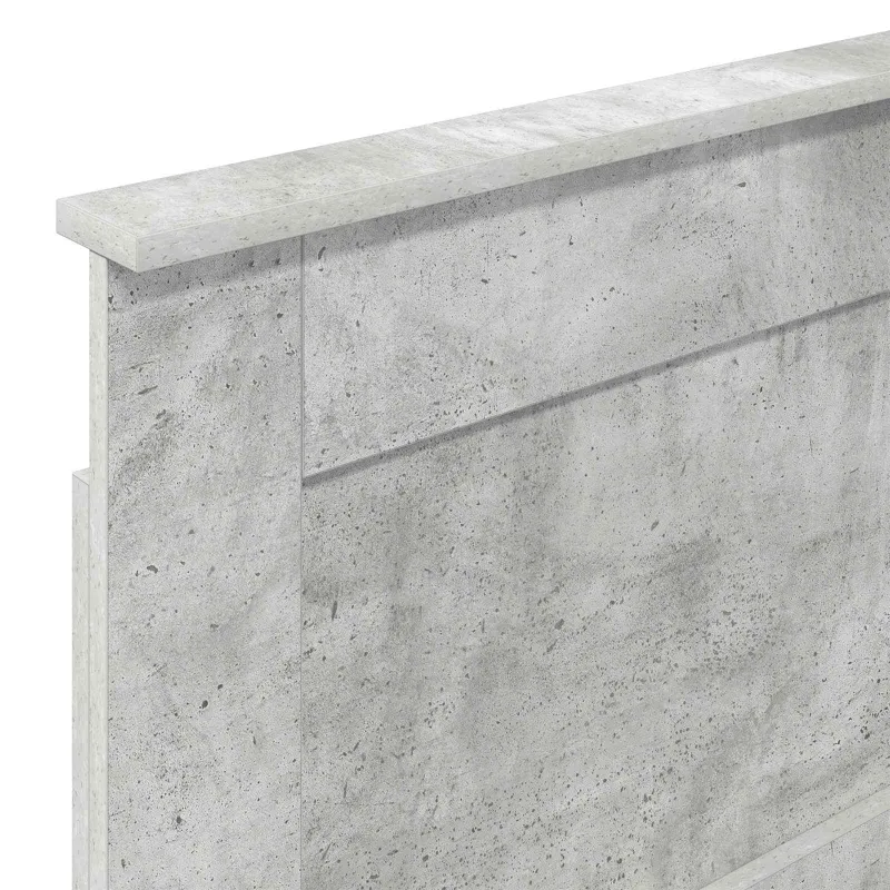 Galvūgalis su galvūgalio Betono pilka 100 cm Apdirbta mediena