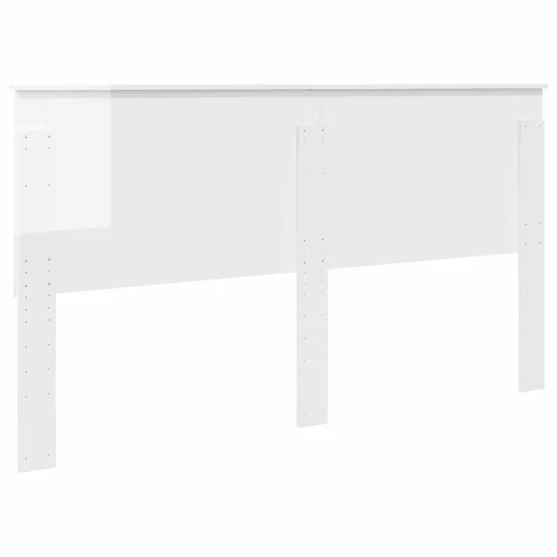 Galvūgalis Blizgus baltas 100 cm Dirbtinė mediena