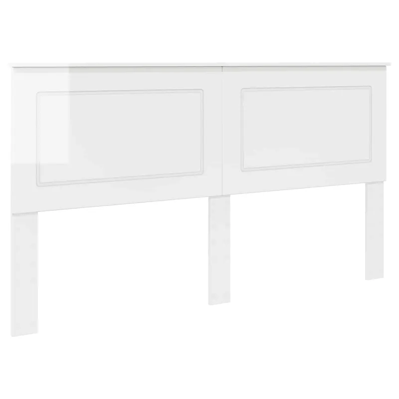 Galvūgalis Blizgus baltas 100 cm Dirbtinė mediena