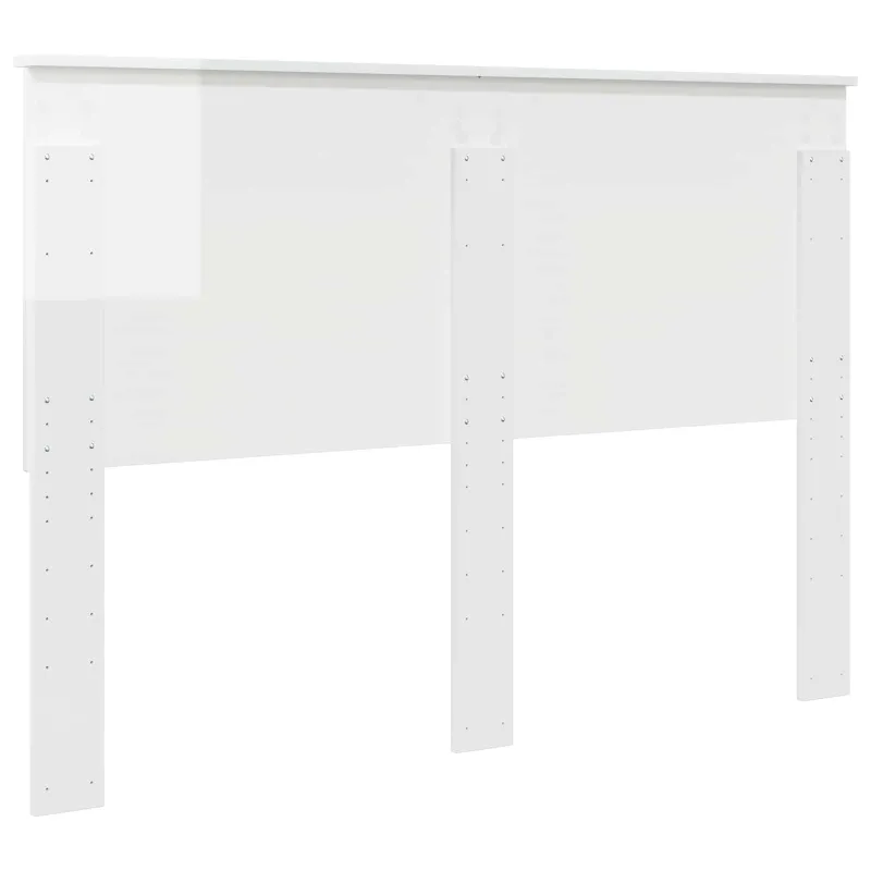 Galvūgalis Blizgus baltas 100 cm Dirbtinė mediena