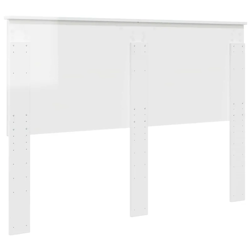 Galvūgalis Blizgus baltas 100 cm Dirbtinė mediena
