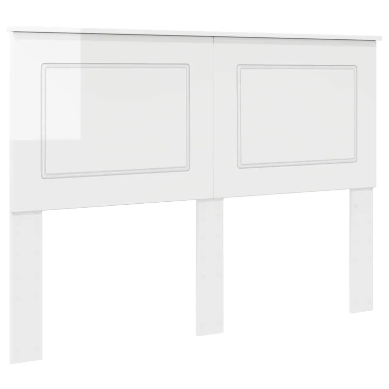 Galvūgalis Blizgus baltas 100 cm Dirbtinė mediena