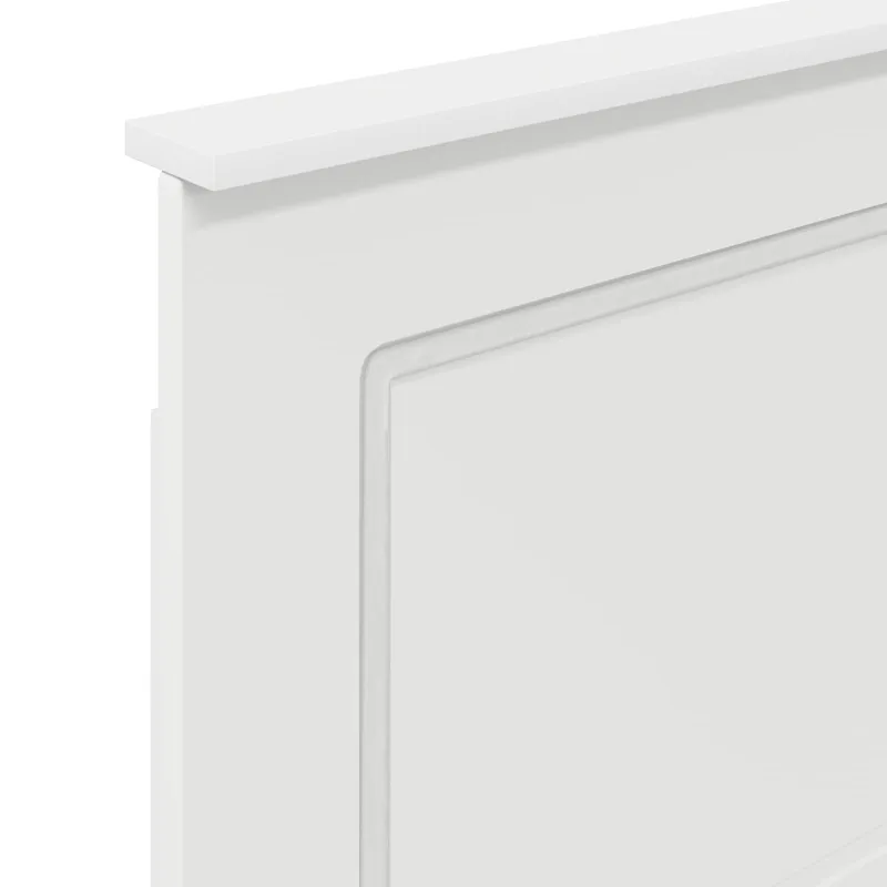 Galvūgalis Blizgus baltas 100 cm Dirbtinė mediena
