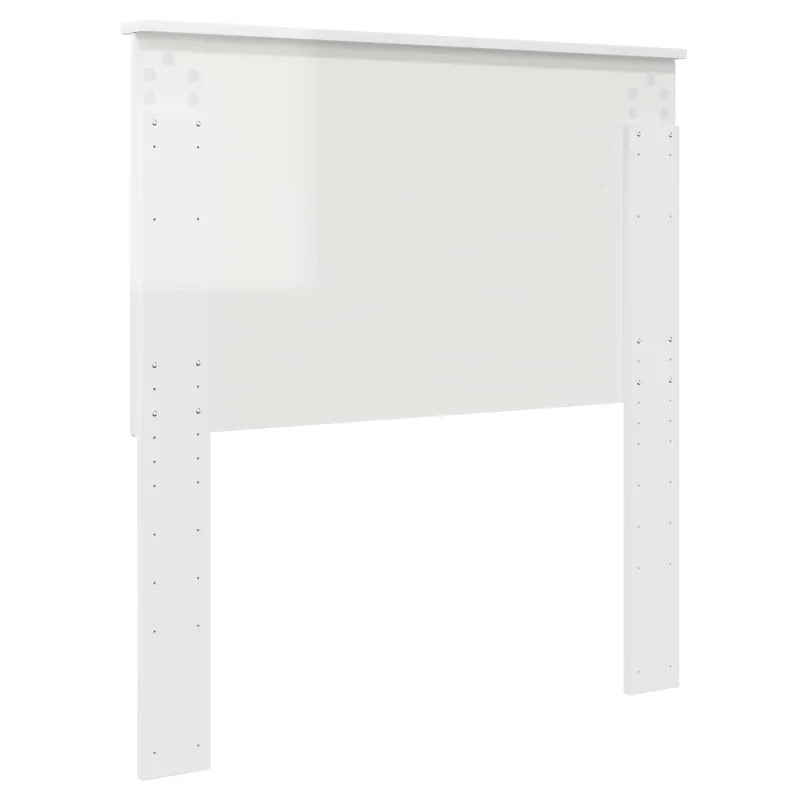 Galvūgalis Blizgus baltas 100 cm Dirbtinė mediena