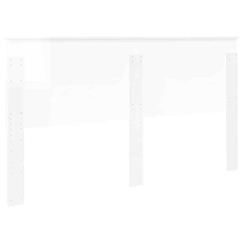 Galvūgalis su galvūgalio Blizgus baltas 180 cm Apdirbta mediena