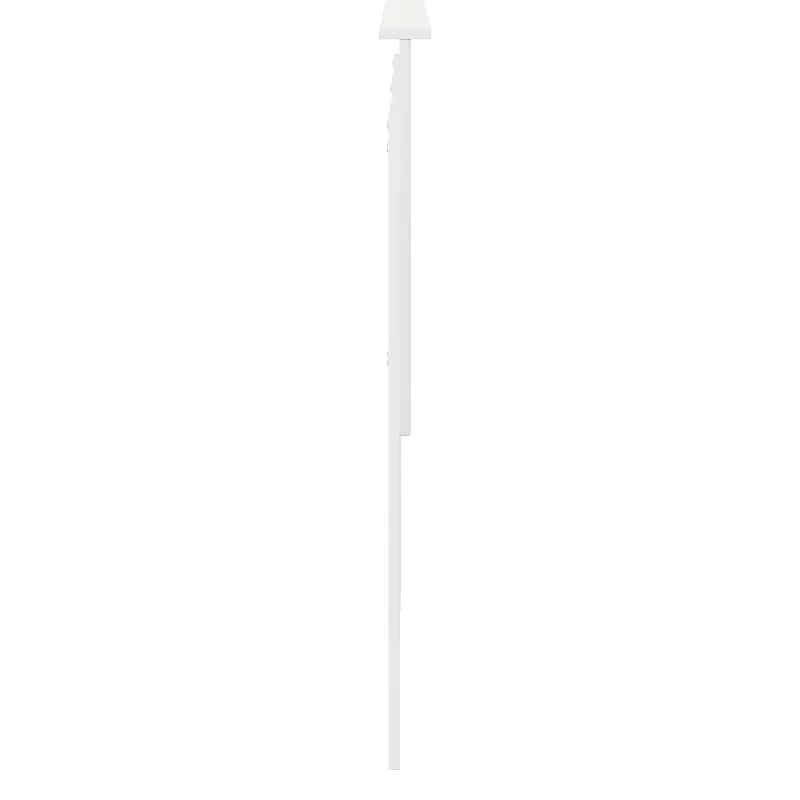 Galvūgalis su galvūgalio Balta 150 cm Apdirbta mediena