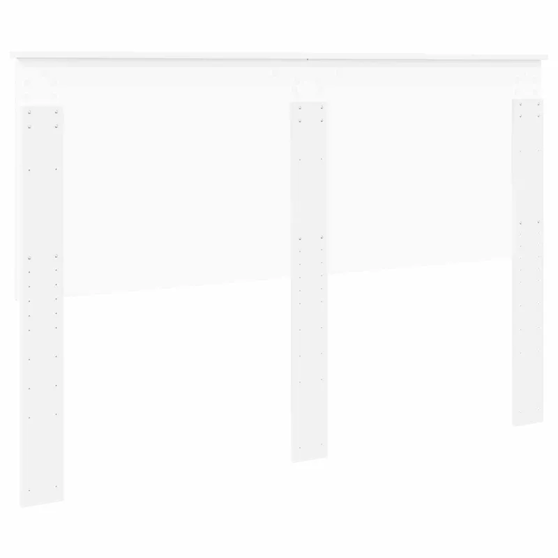 Galvūgalis su galvūgalio Balta 150 cm Apdirbta mediena