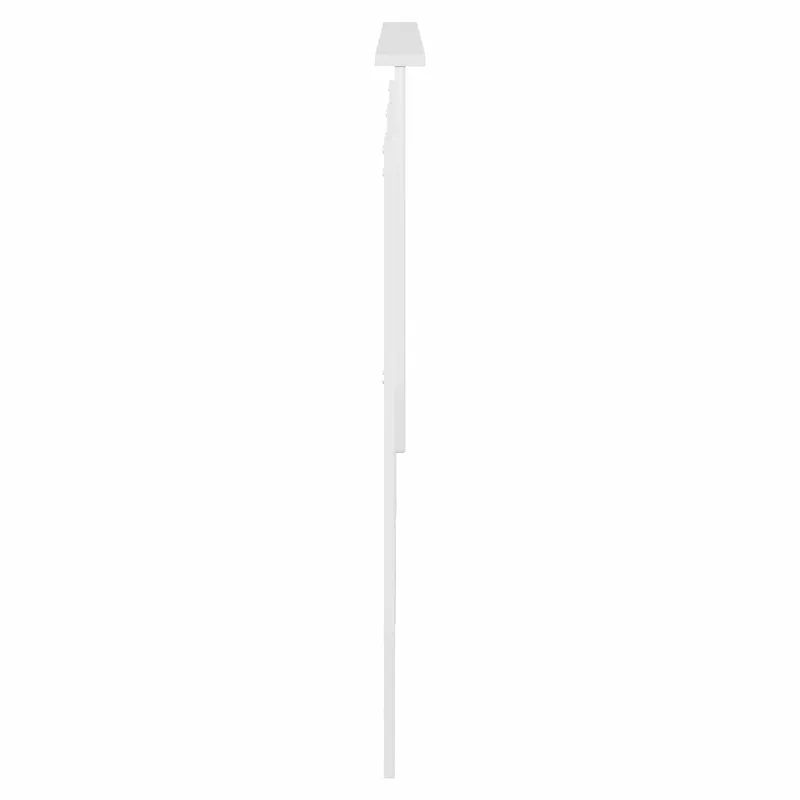 Galvūgalis su galvūgalio Blizgus baltas 150 cm Apdirbta mediena