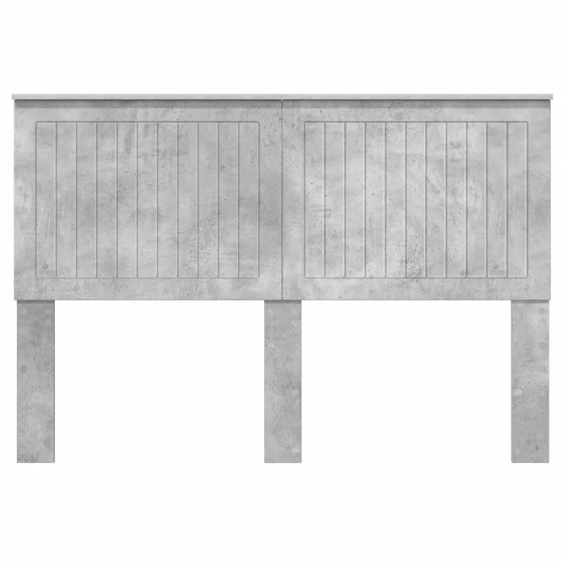 Galvūgalis su galvūgalio Betono pilka 140 cm Apdirbta mediena