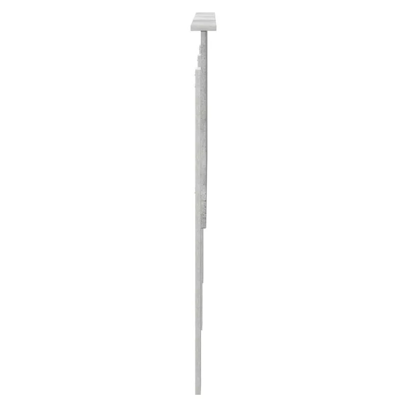 Galvūgalis su galvūgalio Betono pilka 140 cm Apdirbta mediena