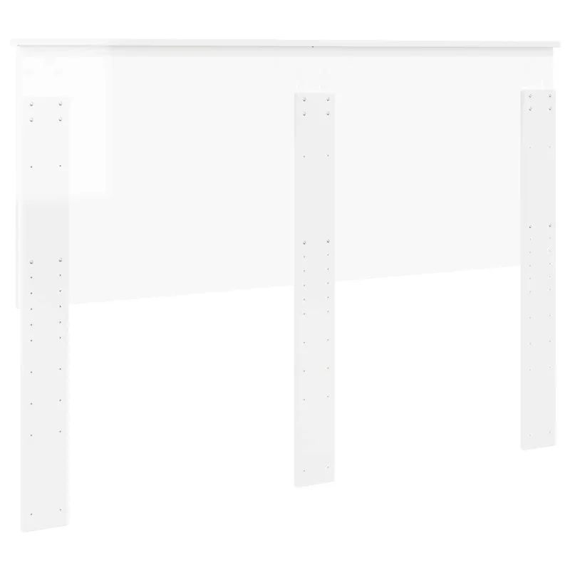 Galvūgalis su galvūgalio Blizgus baltas 140 cm Apdirbta mediena