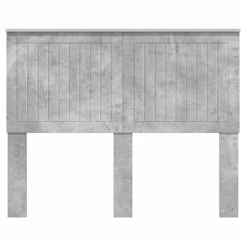 Galvūgalis su galvūgalio Betono pilka 120 cm Apdirbta mediena