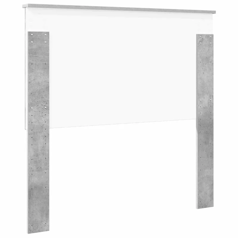 Galvūgalis su galvūgalio Betono pilka 100 cm Apdirbta mediena