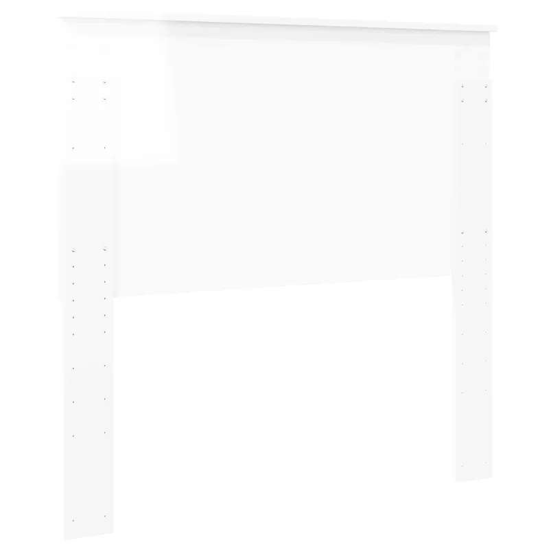 Galvūgalis su galvūgalio Blizgus baltas 100 cm Apdirbta mediena