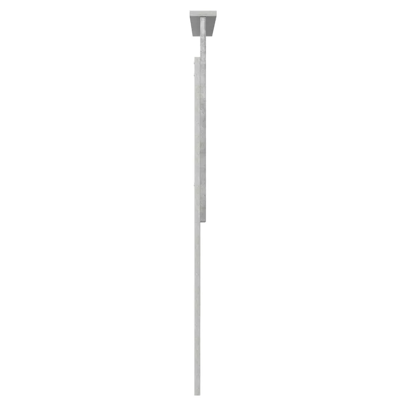Galvūgalis su galvūgalio Betono pilka 90 cm Apdirbta mediena