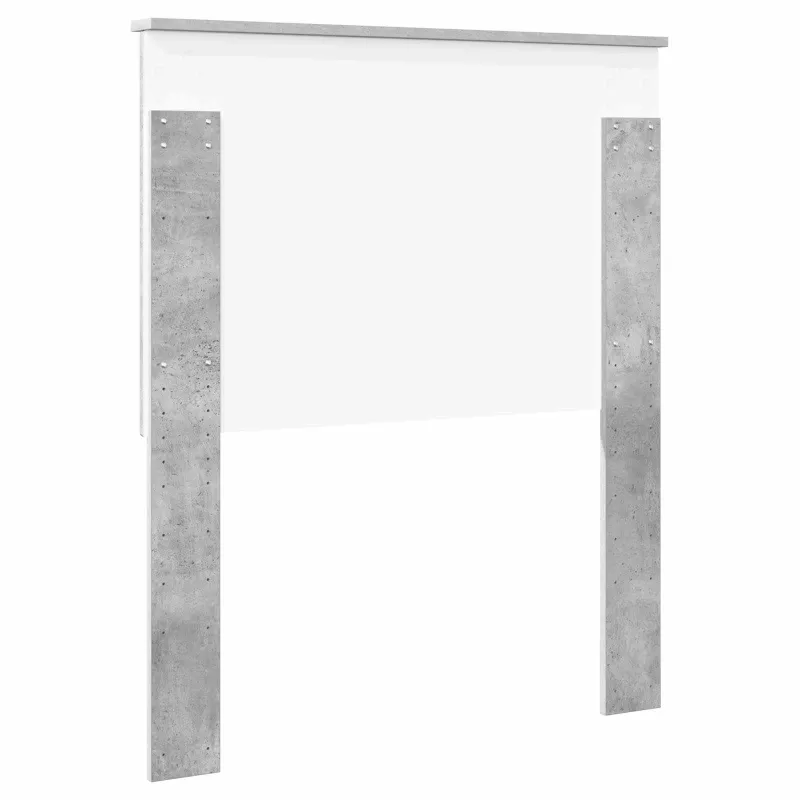 Galvūgalis su galvūgalio Betono pilka 80 cm Apdirbta mediena