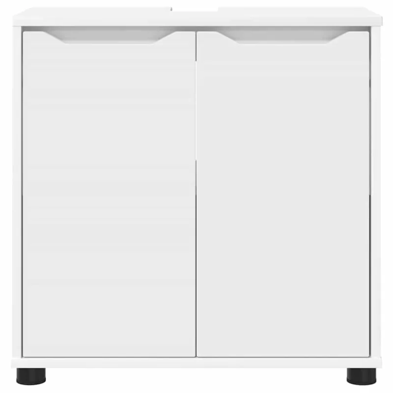 Vonios kriauklės cabinetas su lentyna Balta 60 x 30 x 60 cm