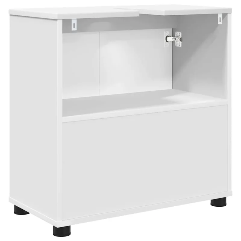 Vonios kriauklės cabinetas su lentyna Balta 60 x 30 x 60 cm