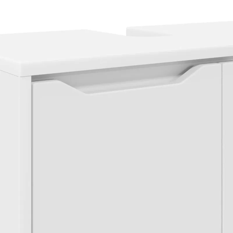 Vonios kriauklės cabinetas su lentyna Balta 60 x 30 x 60 cm