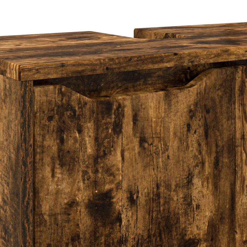Vonios kriauklės cabinetas Rūkyta ąžuolas 60 x 30 x 60 cm