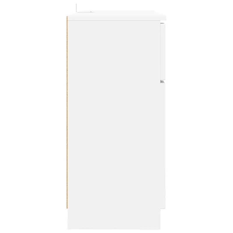 Kabalas su stalčių Balta 100 x 30 x 65,6 Apdirbta mediena