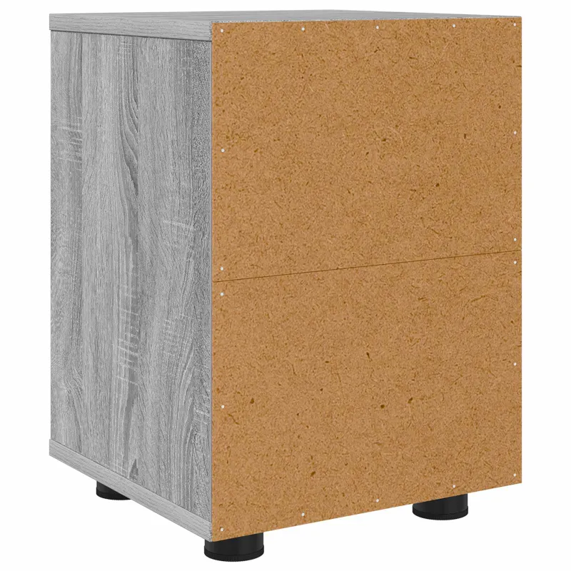 Naktiniai staliukai 2 pcs Pilkas Sonoma 30,5 x 30 x 43 cm
