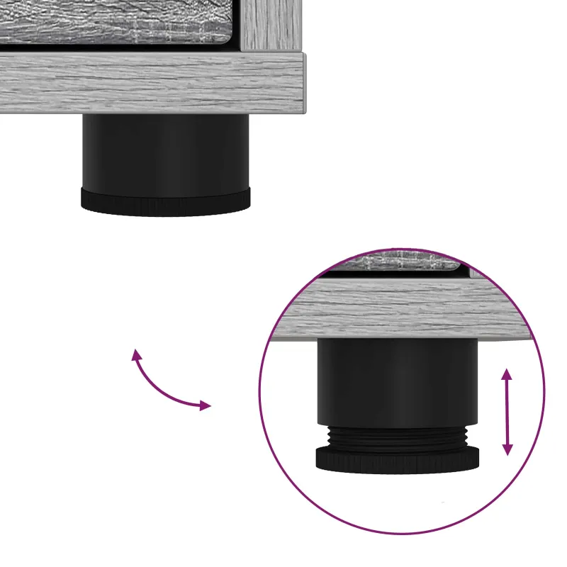 Oppbevaringsskap Pilkas Sonoma 40 x 48 x 105 cm