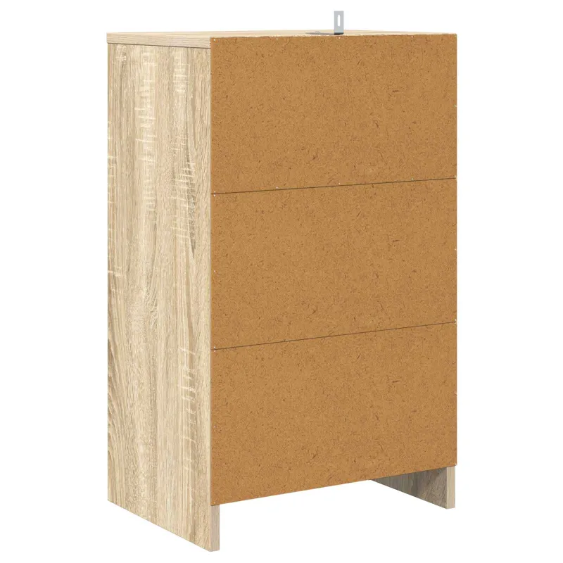 Naktiniai staliukai 2 pcs Sonoma ąžuolas 40 x 30 x 467 cm