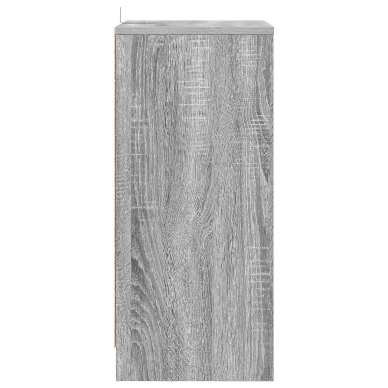 Naktiniai staliukai 2 pcs Pilkas Sonoma 40 x 30 x 467 cm